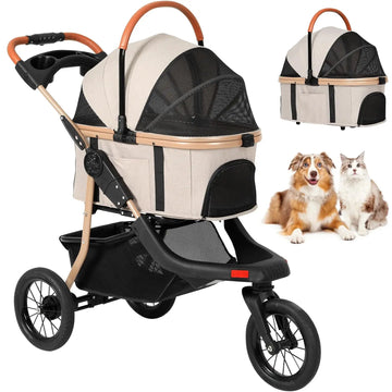 Happy Paw Pals™ 3-in-1 Multifunctional Pet Stroller, Carrier, and Car Seat