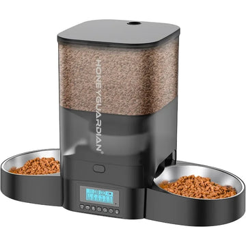 Happy Paw Pals™ 3.5L Automatic Dual Cat Feeder