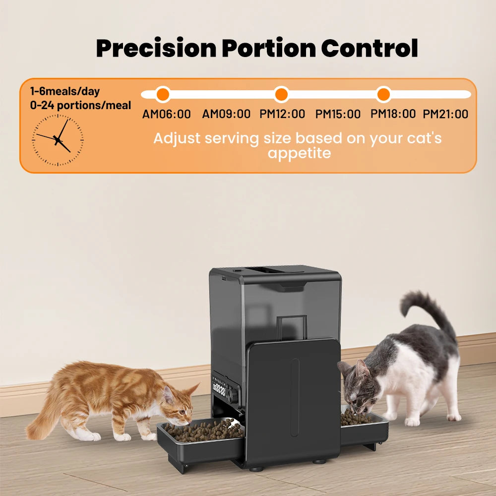 Happy Paw Pals™ Height-Adjustable Dual Pet Feeder