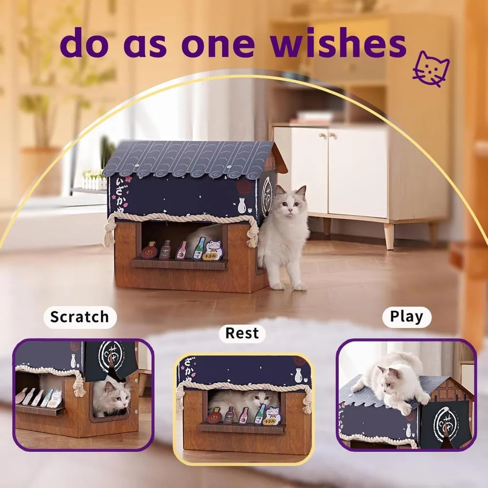 Happy Paw Pals™ Izakaya-Style Cat House